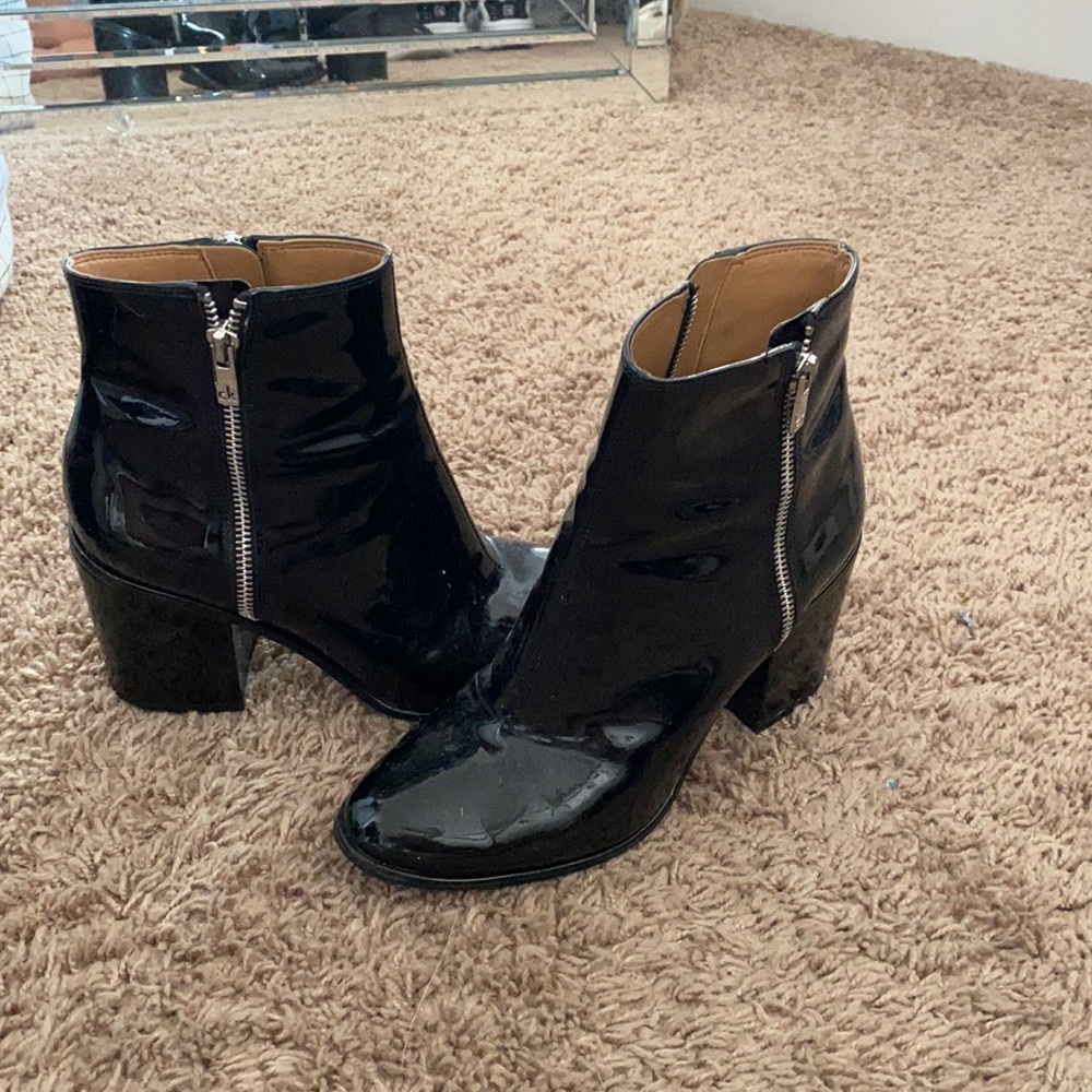 Calvin Klein Black booties